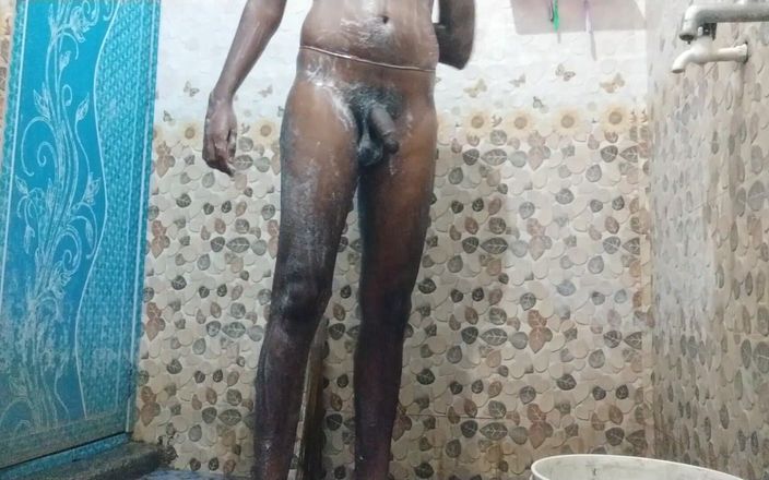 Tamil 10 inches BBC: Tamil10inches grote zwarte lul sexy choco bar scheersessie (allemaal geef me...