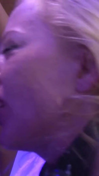 Sexy big boobs blonde anal orgy party