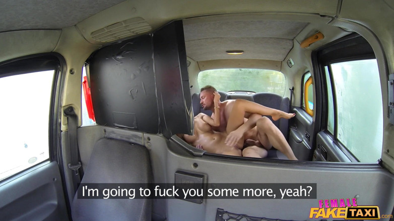 Female Fake Taxi: Female Fake Taxi - Naughty New Driver Teases a Stud in...