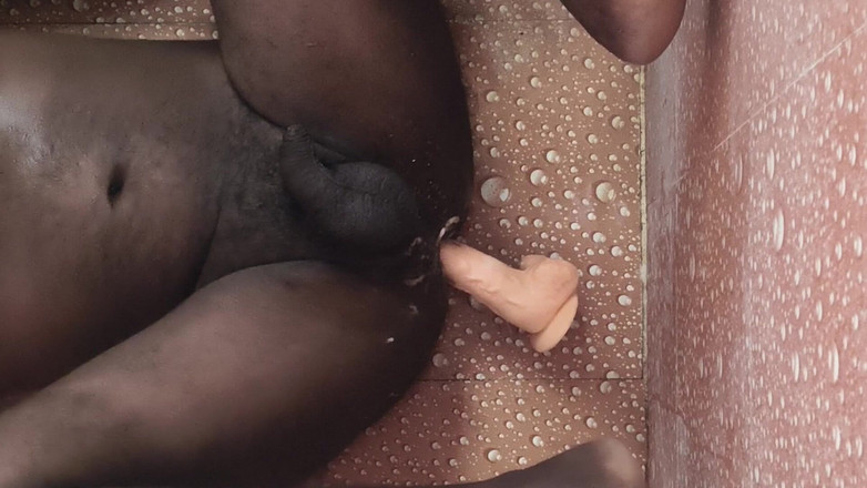 Twinky shadow: Orgasme prostat oleh melancap dubur cepat dengan dildo saya