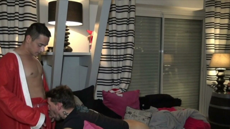 HARD PORN STUDIO: Strazizght Boy Fucked Raw by Santa Claus for Fun