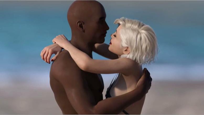 XXX Games Bunk: Moje hotwife - Herní hra - Roleplay - Plážový piknik - Manželka šuká velké černé péro...