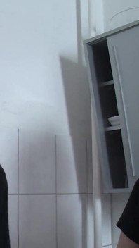 Red hair tattooed milf pussy fucking in the bathroom
