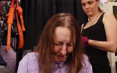 BDSM Video: Haircut From Mistress (mistress Priest & Arya Grander)
