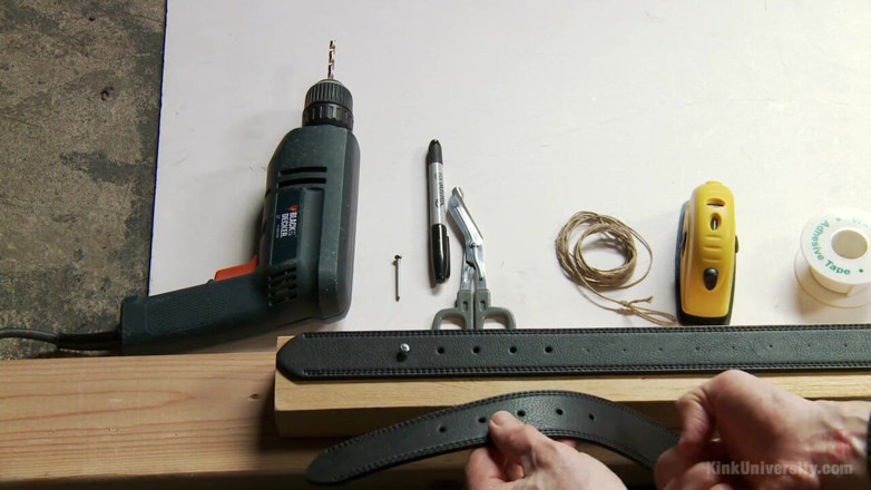 Kink University: Bondage with belts for rough sex and BDSM