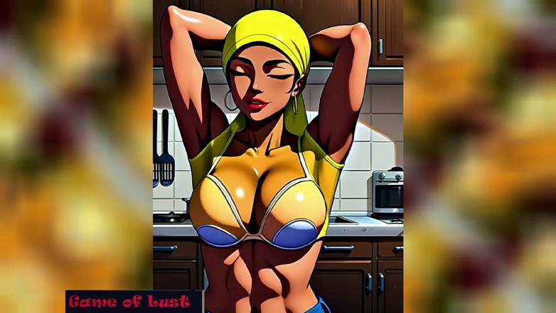Game of Lust 3D: Gol grote kont Desi vrouw twerkt en neukanimatie