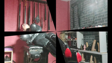 SassyTiff: Latex play with my slave Faith