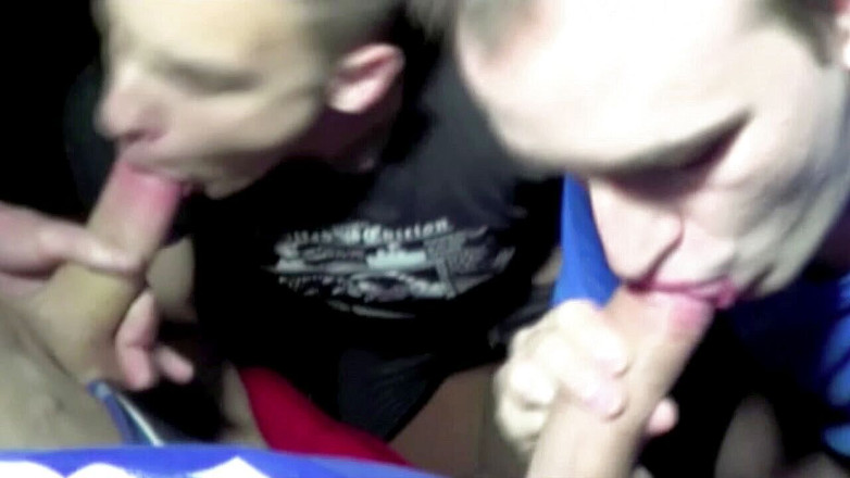 French dudes with big cocks: Amator orgie im backorom mit französischen twinks