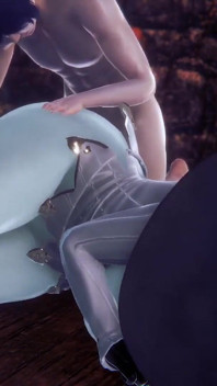 Alcina Dimitrescu toma un consolador de bolas anales por el culo | Parodia porno de Resident Evil Village