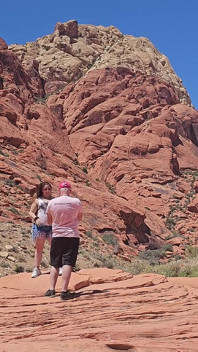 Behind the Scenes Photo Shoot - Ashley at Red Rock Canyon
