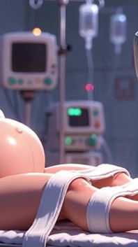Naughty Doctor Sucking Pregnant Patient Toes in Surgery