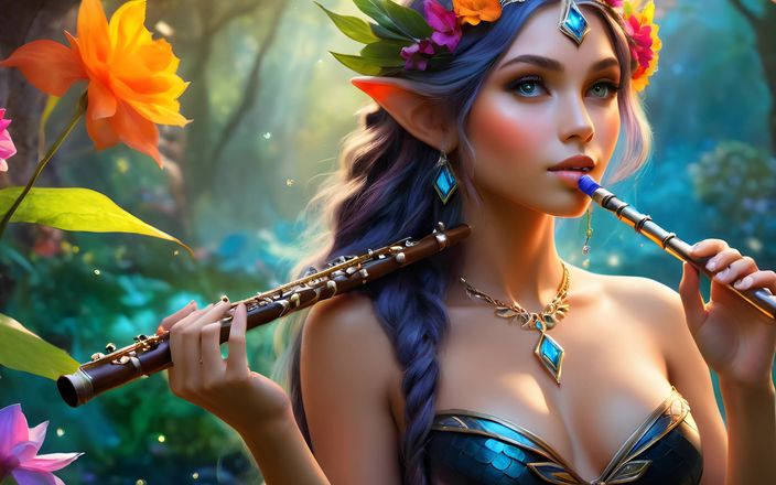 AI Girls: Fete frumoase elf Slideshow Video 18
