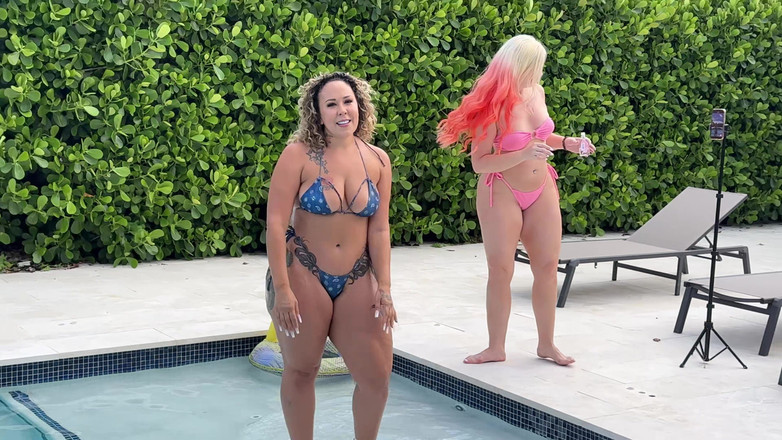 JMac: Big Booty Baddie Threesome with Trixi Brooks &amp; Raven Thick
