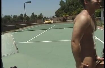 Cryptostudios: Naughty MILF gets threesome with big black guy and muscular...