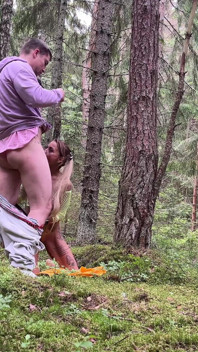 Couple Trying to Shoot a Porn Video Outdoors