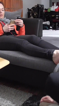 Russian Lady Feet Smelling