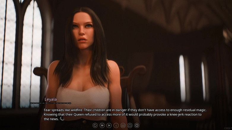 3D Cartoon Porn: Yedi realms 30 Naya'nın masaj yapmak için striptiz kartları, kovboy kız...