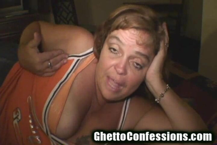 Ghetto Confessions: Grandes tetas, puta culo historias chupa esperma de pinchazo en...