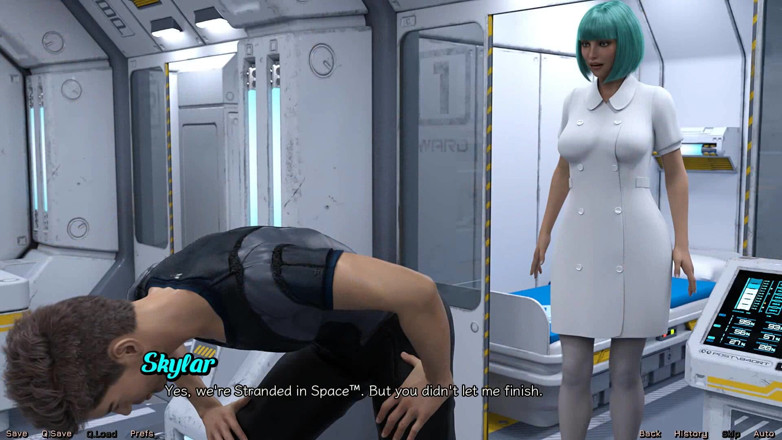 Dirty GamesXxX: Stranded in Space: one guy and a bunch of girls...