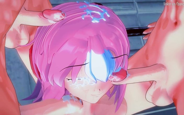 Bond Sheet: Nana của Mega Man X Dive được chơi bukkake để ăn mừng màn...
