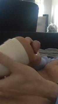 Creampie My Fleshlight When I Moan