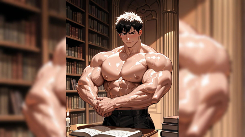 Erotic Man: Hairless Muscle Hunks Ai Slideshow