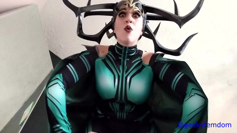 Geeky Femdom: Hela Dominant Victory