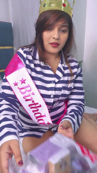 Birthday Sex- Teen Stepsister Gets Her Pussy Fucked After Surprise Gift by Stepbro.