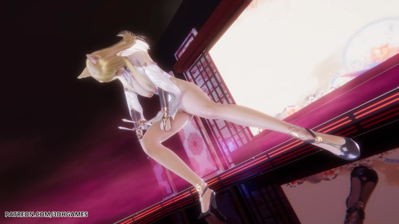 3D-Hentai Games: MMD 고쿠라쿠 조도 아리 섹시 스트립티즈 리그 오브 레전드 헨타이 언센서드 4K 60fps