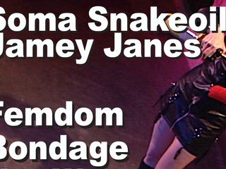 Picticon bondage and fetish: Soma Snakeoil &amp; jamey janes, фемдом бондаж, гарячий віск gmjp-ir0009