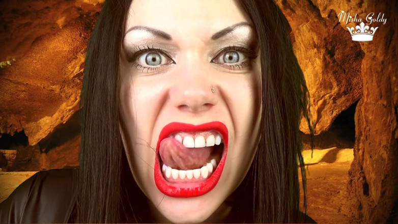 Goddess Misha Goldy: Ce loup-garou affamé veut te consommer vivant (POV, bouche, langue et...