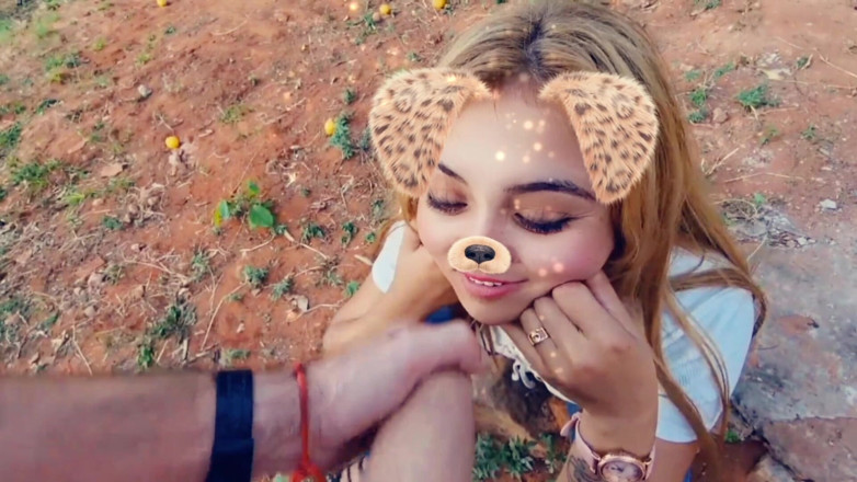 Latinascachondas: Blonde Latina Sucking Cock