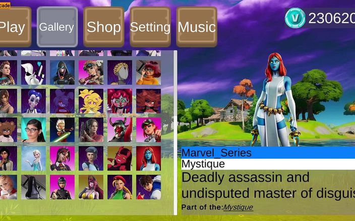 LewdArcade: Forthub sex scence galeri koleksiyonu [bölüm 12] fortnite parodi porno oyunu