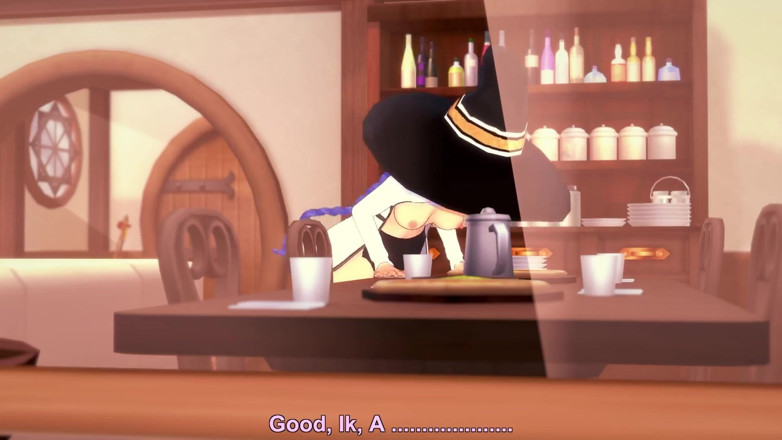 Wraith ward: Roxy Rubbing on the Corner of the Table - Mushoku Tensei...
