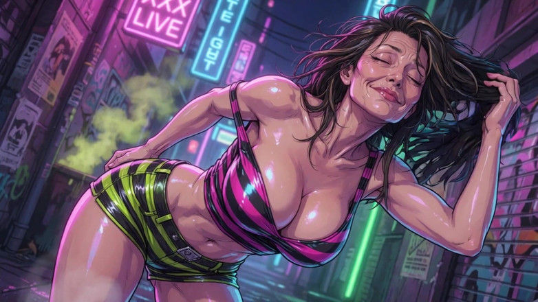 Huge Boobs: Zmysłowe loszki dokuczają na zewnątrz