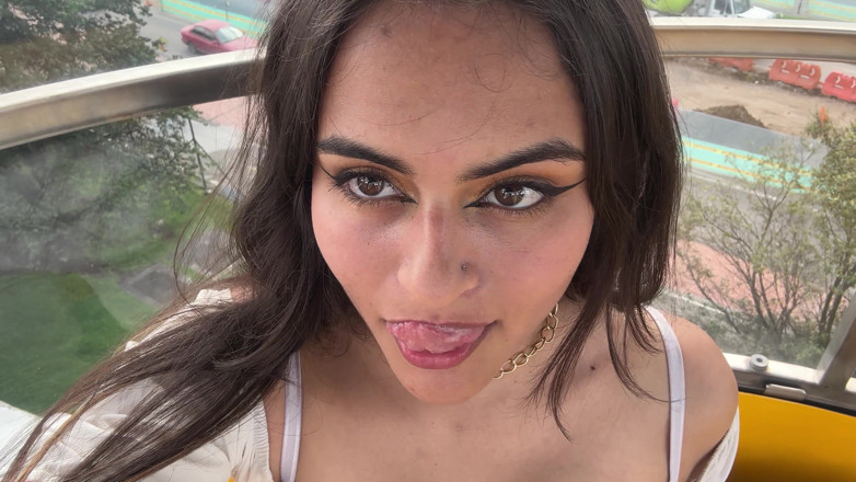 cxlila: Ich blowjob risky ein Unbekannter in der Öffentlichkeit und er kommt...