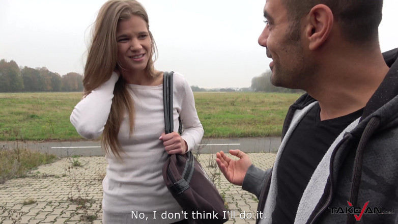 Take Van: Skinny huzzy is sex addict although she is acting a...