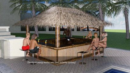 Dirty GamesXxX: Sdílené touhy: Sexy žhavé manželky nahoře bez na pláži - epizoda 2
