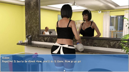 Dirty GamesXxX: スズラン:お尻にバットプラグを置いた家政婦