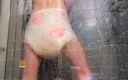 Kinkytwinkpamps: Twink Showers in Wet Soggy Diaper