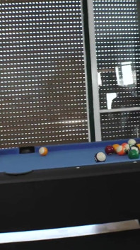 Billiards lessons for the explosive Raphaella Ferrari