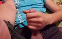 Z twink: Uncut Boy Stroking Thick Cock
