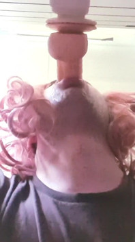 Crossdresser Pina Dildo Deepthroat Swallowing Hard Hals