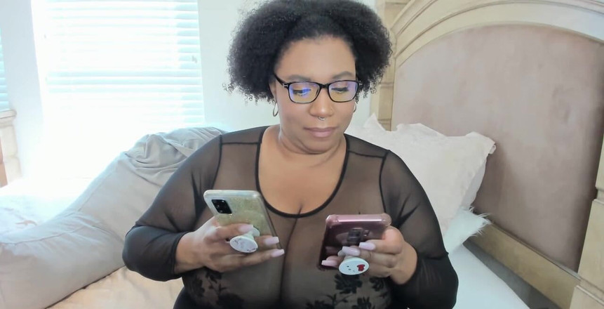 Josie4yourpleasure: Ébano BBW Goddess stream - ep.14