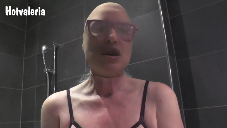 Hotvaleria: Mogen nylon knull ansikte