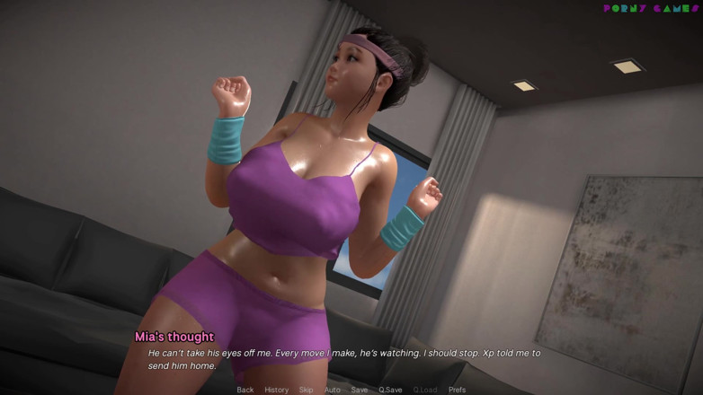 Porny Games: Přátelská žena v domácnosti od bílé pěny - Busty Lady pomáhá svému...