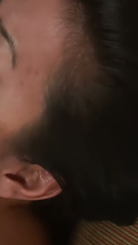 Asian Sloppy Blowjob - Deep Sucking, Spit and a Facial on the Couch