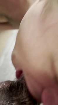 Sperm Bubbles. Very Slobbery Blowjob with Warm Cum in Mouth