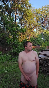 Naked in the Backyard