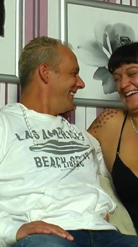 Amateur Tattooed MILF Fucked Doggy Style and Cum on Tits by Small Limp Cock
